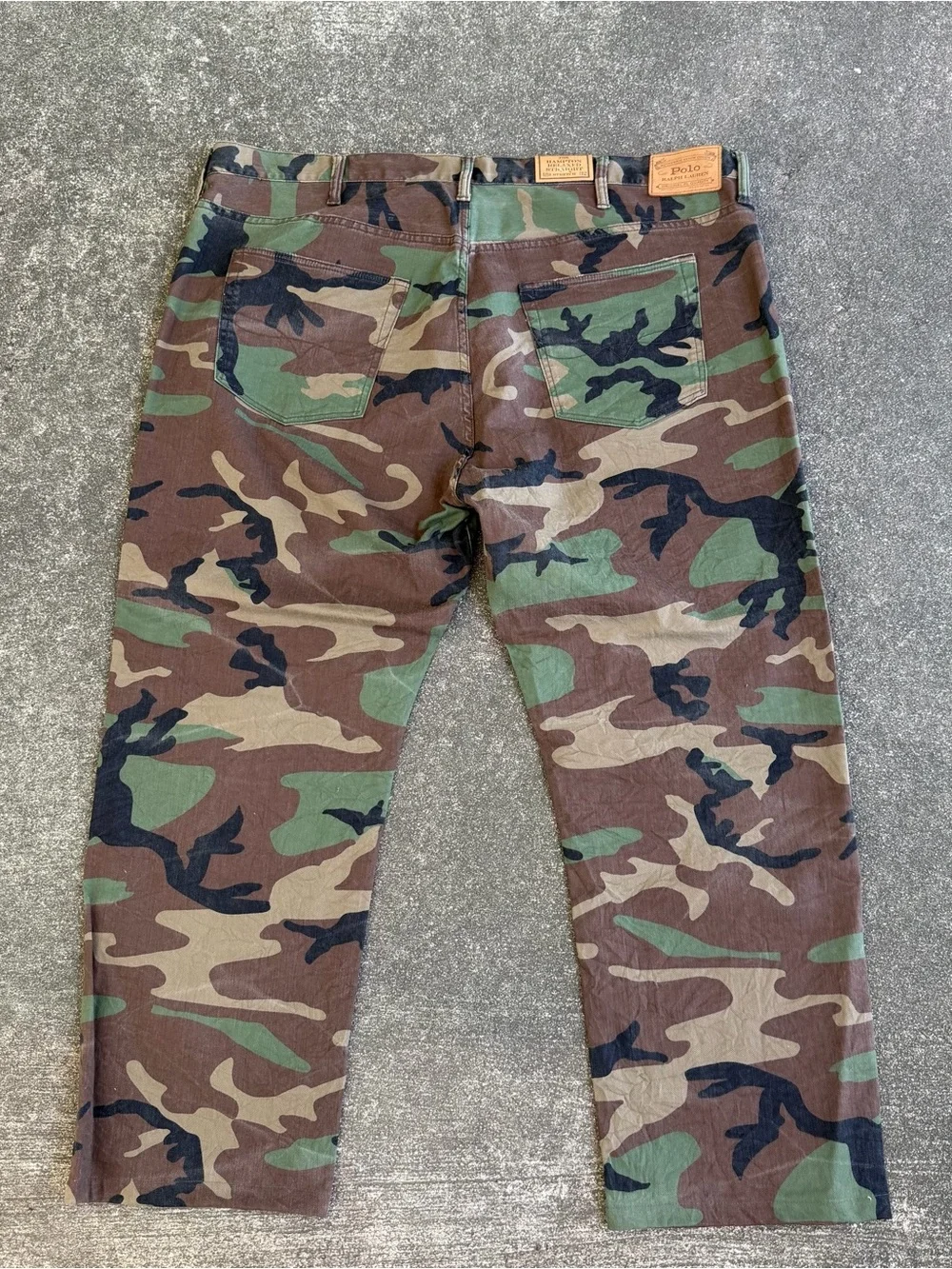 Polo Ralph Lauren The Hampton Relaxed Straight Stretch Camo Pants Size 46Bx32